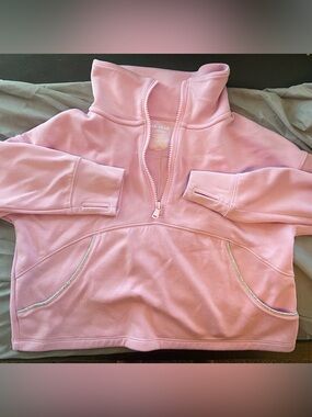 Tek Gear Cropped Half-Zip Sweatshirt for Kids